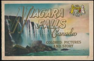 cca 1920-1930 2 db amerikai képes-rajzos prospektus: New York of to-day; Niagara Falls, Canada, colored pictures and story; tűzött papírkötésben, jó állapotban