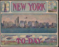 cca 1920-1930 2 db amerikai képes-rajzos prospektus: New York of to-day; Niagara Falls, Canada, colo...