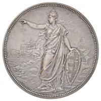 Anton Scharff (1845-1903) 1874. "Kincsem" peremen jelzett Ag emlékérem. "KINCSEM 17.M...