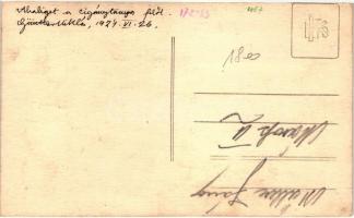 1927 Abaliget, Cigánytanya felől, photo