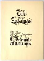 Dürer: Apokalipszis. Bev.: Zentai Loránd. Bp., 1988, Képzőművészeti Kiadó. Papírkötésben, karton map...