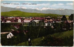 Ljubljana, Laibach; General view from Golovec