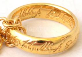 Olasz Egy Gyűrű replika (Acacia Giuseppe), lánccal, plüss tokban, d: 54 cm