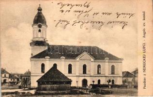 Németlipcse, Nemeckej Lupci, Partizánska Lupca; Ágostoni evangélikus templom / Augusb. ev. kostol / church (EK)