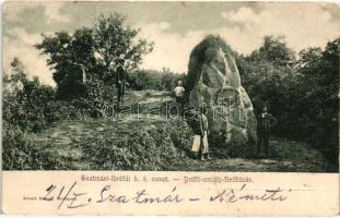 Erdőd, Ardud, Erdődvár; Petfői emlék, Divald Károly / monument (EB)