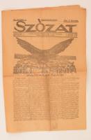 1919 Szózat címmel a Magyarország Területi épségének Védelmi Ligája kiadványa, benne részletes leírásokkal, statisztikákkal, képekkel érvelve az ország szétszakítása ellen.