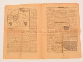 1919 Szózat címmel a Magyarország Területi épségének Védelmi Ligája kiadványa, benne részletes leírá...