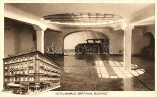 Budapest VI. Teréz körút 39. Hotel &amp; Garage Britannia, garázs, automobil