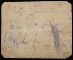 cca 1928 Pesterzsébetiek egy csoportja, a képen egy rendőrrel, Tejcsik János Uri és Női cipész és Ke...