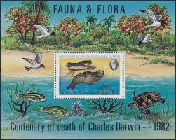 Charles Darwin halálának 100. évfordulója blokk, Charles Darwin's death centenary block