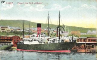 Fiume, Cunard Line SS Ultonia (EK)