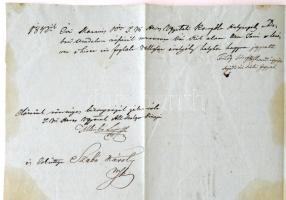 1842 Kompolt, Tilosban való legeltetés és verekedés tárgyában hozott ítélet a debrői uradalomban