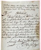 1842 Kompolt, Tilosban való legeltetés és verekedés tárgyában hozott ítélet a debrői uradalomban