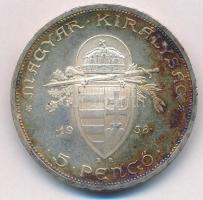 1938. 5P Ag "Szent István" T:2 oxidáció