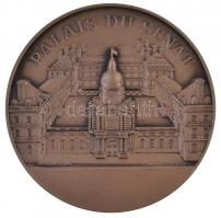 Franciaország DN "Szenátusi Palota" Br emlékérem. Szign.: JP LECONTE EDIT / PRADEILNES SC ...