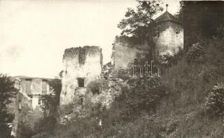 Vágsziklás, Szkalka-Benedek; apátság romok / abbey ruins, photo