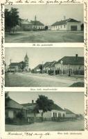 Kurtakeszi, Krátke Kesy; Posta, Római katolikus templom és iskola / post office, church and school