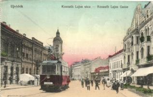 Újvidék, Novi Sad; Kossuth Lajos utca, 30-as számú villamos / street, tram (EK)