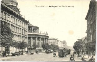 Budapest V. Váci körút, villamosok