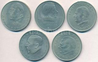 NDK 1971-1973. 20M (5xklf) T:2
GDR 1971-1973. 20 Mark (5xdiff) C:XF