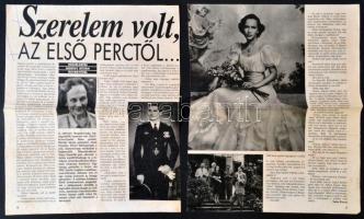 1993 Horthy Miklós újratemetésével kapcsolatos kisebb dokumentumok: özv. Horthy Istvánné Edelsheim-G...