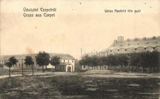 Budapest XXI. Csepel, Weiss Manfréd féle gyár