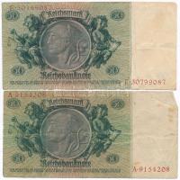 Német 3. Birodalom 1933. 50M (5x) T:III,III-
German Third Reich 1933. 50 Mark (5x) C:F,VG