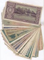 42db-os vegyes magyar pengő és adópengő bankjegy tétel T:III,III-,IV