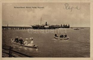 Balatonfüred, Kikötő, Helka gőzhajó (tűnyomok / pinholes)