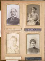 cca 1900 Fotó gyűjtemény, 27 db. (25 keményhátú fotó, 2 fotó), köztük 6 db. Mai Manó, 1 db. Székely ...