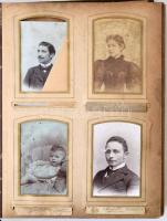 cca 1900 Fotó gyűjtemény, 27 db. (25 keményhátú fotó, 2 fotó), köztük 6 db. Mai Manó, 1 db. Székely ...