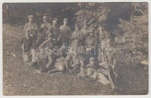 1921 Nyugat-magyarországi felkelők Pásztorháza térségében. Fotólap. / 1921 Western Hungarian rebels near Stinatz (Later Burgenland)