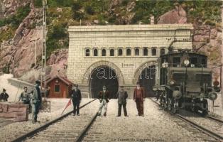 Iselle, Le Tunnel de Simplon / railway tunnel, train