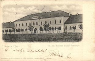 Szamosújvár, Gherla; Honvéd huszár laktanya, kiadja Karátsonyi Gyula / military barracks