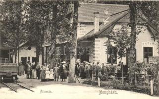 Menyháza, Moneasa; vasútállomás / railway station