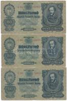 1930. 20P (3x) T:III