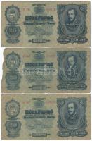 1930. 20P (3x) T:III,III-