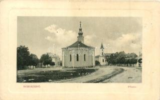 Borosjenő, Ineu; Fő utca, templomok, W. L. Bp. 5260 / street, churches (EK)