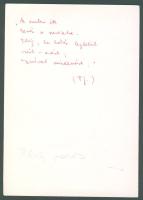 Pilinszky János aláírása