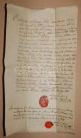 1808 Báthori Gábor aláíárása levélen