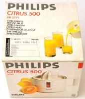 Philips Citrus 500 facsaró gép, eredeti dobozában, működik, 16×16 cm
