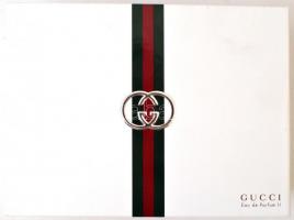 Gucci Eau de Parfum II szett, parfüm testápoló, tusfürdő, testápoló flakonja benyomodva, 90% telitet...