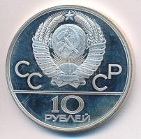 Szovjetunió 1980. 10R Ag "Moszkvai Olimpia 1980 - Rénszarvas verseny" T:PP ujjlenyomatos
...