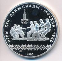 Szovjetunió 1980. 10R Ag &quot;Moszkvai Olimpia 1980 - Kötélhúzás&quot; T:PP Soviet Union 1980. 10 Rubles Ag &quot;Moscow Olympics 1980 - Tug of war&quot; C:PP