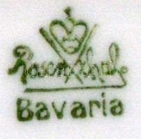 Német porcelán tétel, hibátlanok, jelzettek, összesen:4 db