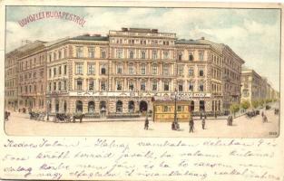 Budapest VI. Abbázia Kávéház, Kosmos litho s: Geiger (b)