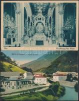 20 db RÉGI történelmi magyar városképes lap, sok Budapest és Pécs, vegyes minőség / 20 old historical Hungarian town-view postcards, mixed quality