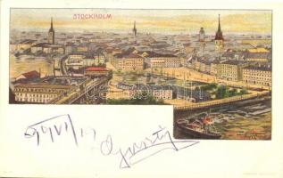 1899 Stockholm, Kosmos Budapest litho s: Basch Árpád