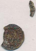 5db-os vegyes magyar és külföldi sérült, törött denár tétel, közte "II. Béla", "Mária...