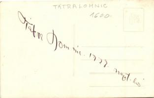 1926 Tátralomnic, Tatranská Lomnica; photo